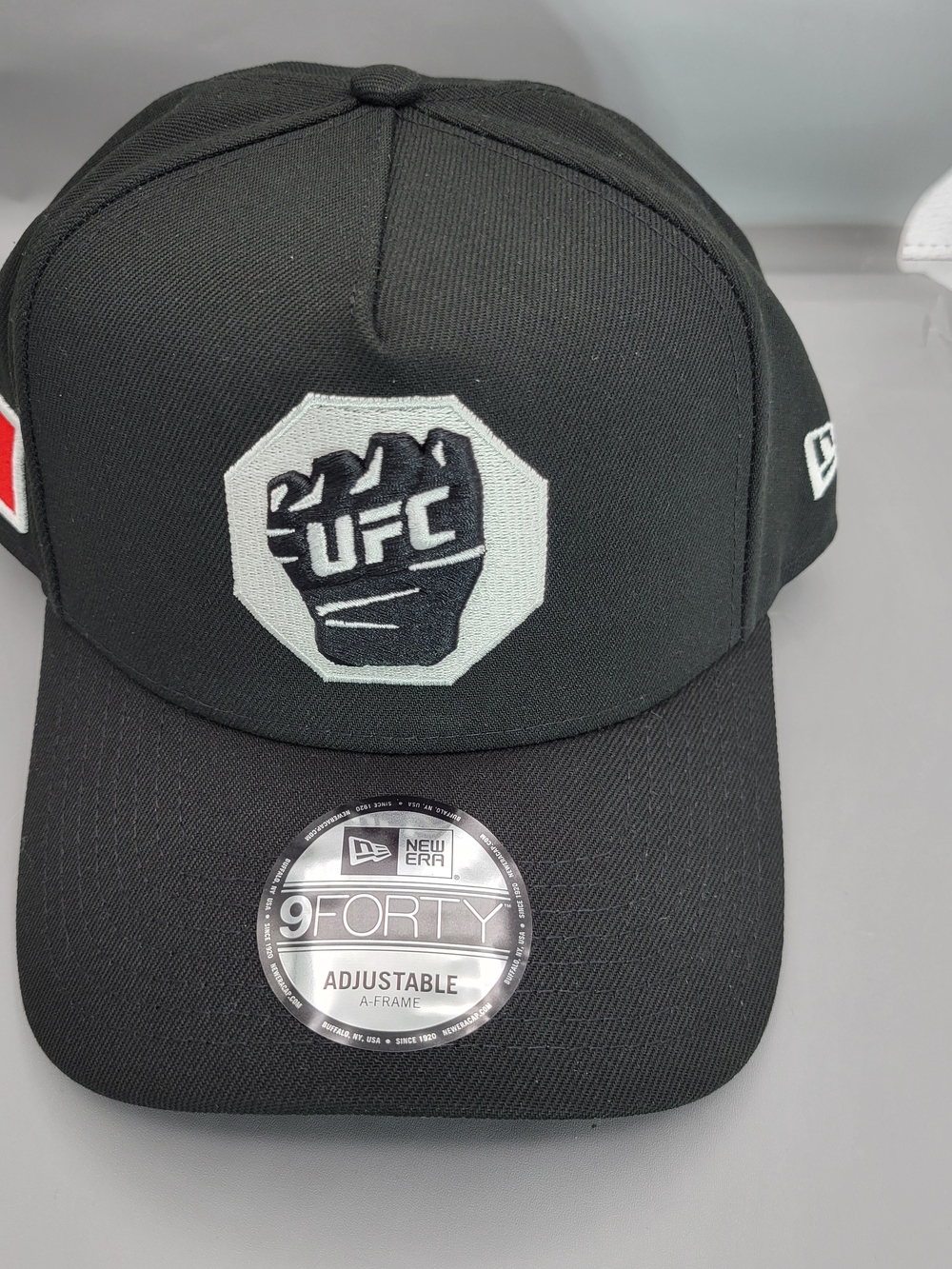 UFC x New Era 9FORTY Black Adjustable Hat
